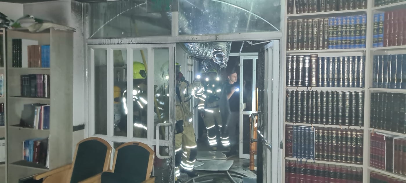 בית כנסת ב'נוף הגליל' עלה באש, נסיבות השריפה נבדקות
