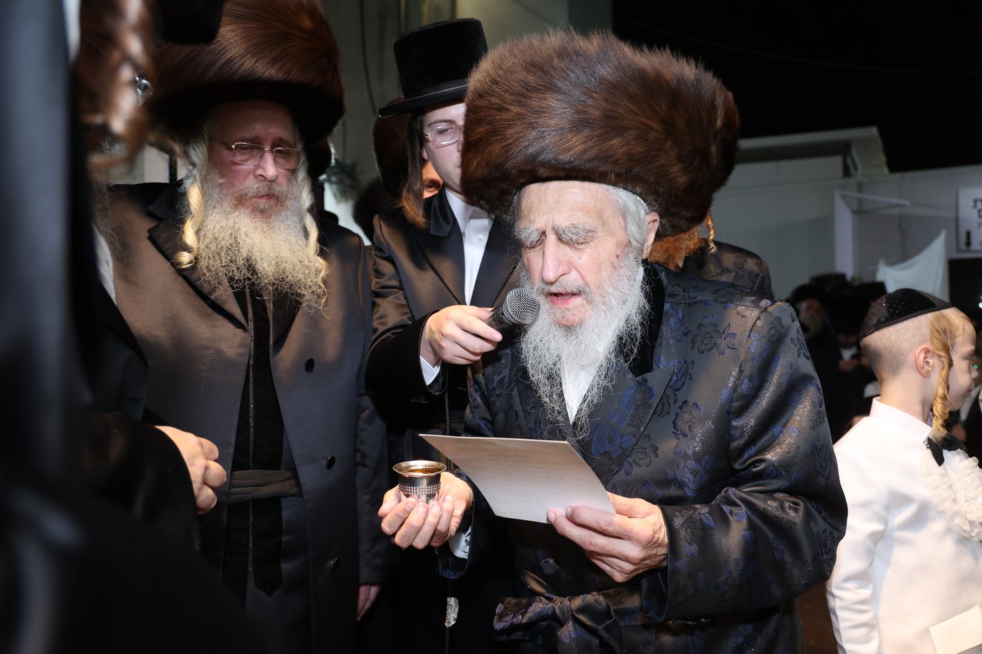 בן האדמו"ר מלינסק התחתן עם נכדת רבה של מירון