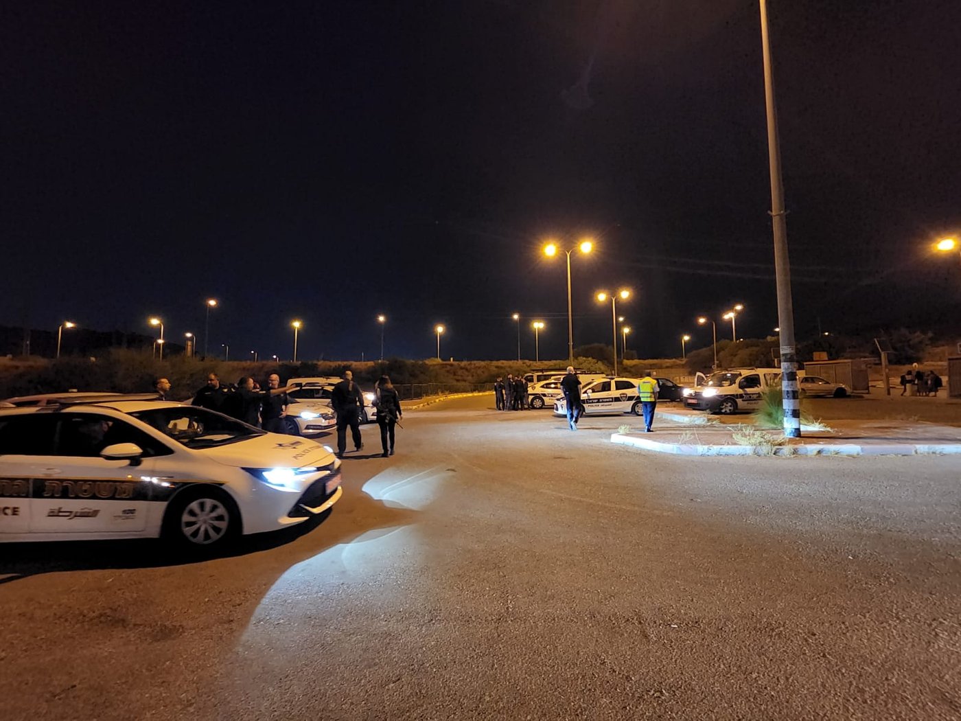 המשטרה הורידה מהכביש רכבים שערכו מרוץ לא חוקי