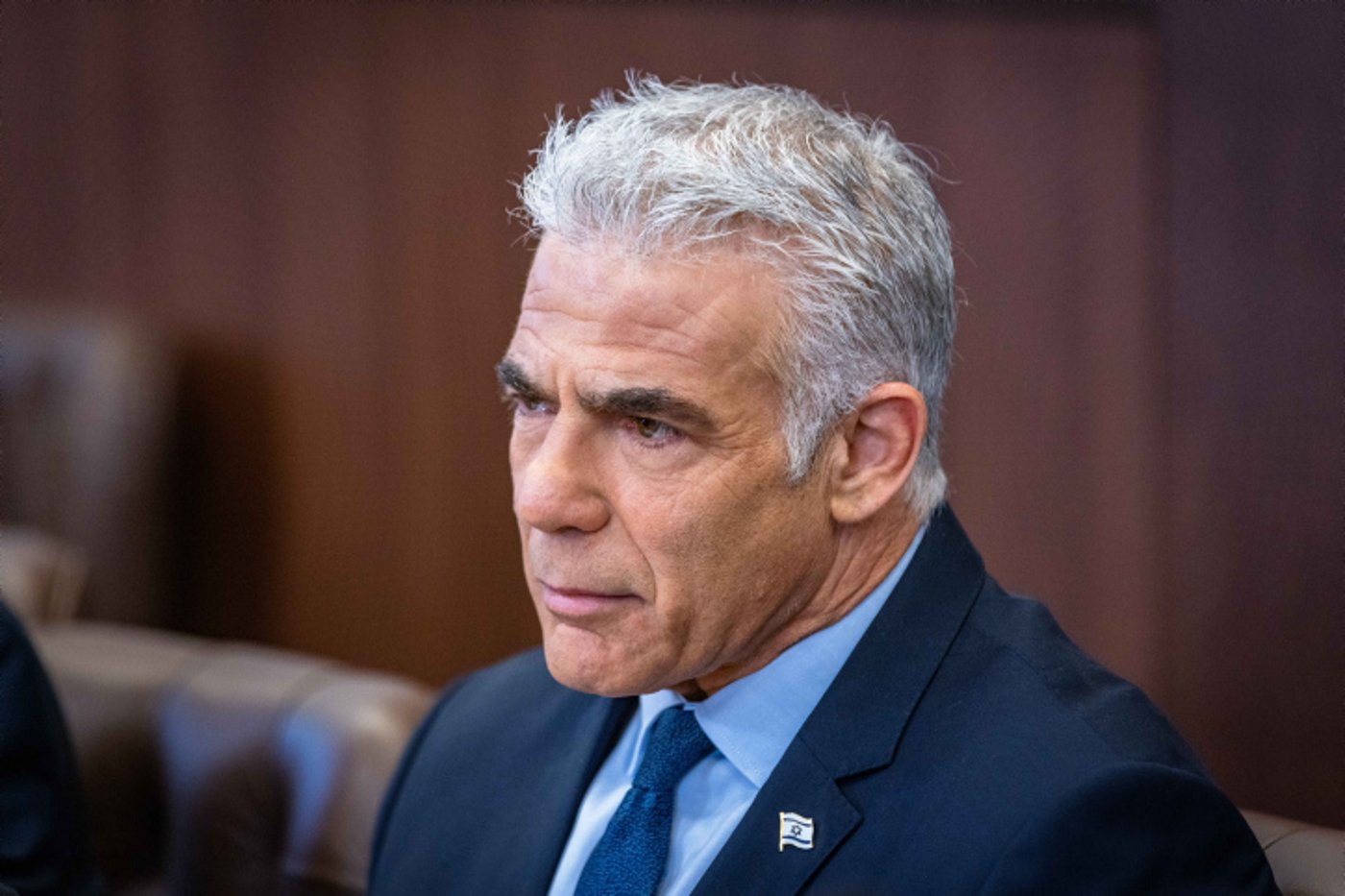 לפיד בישיבת הממשלה, השבוע