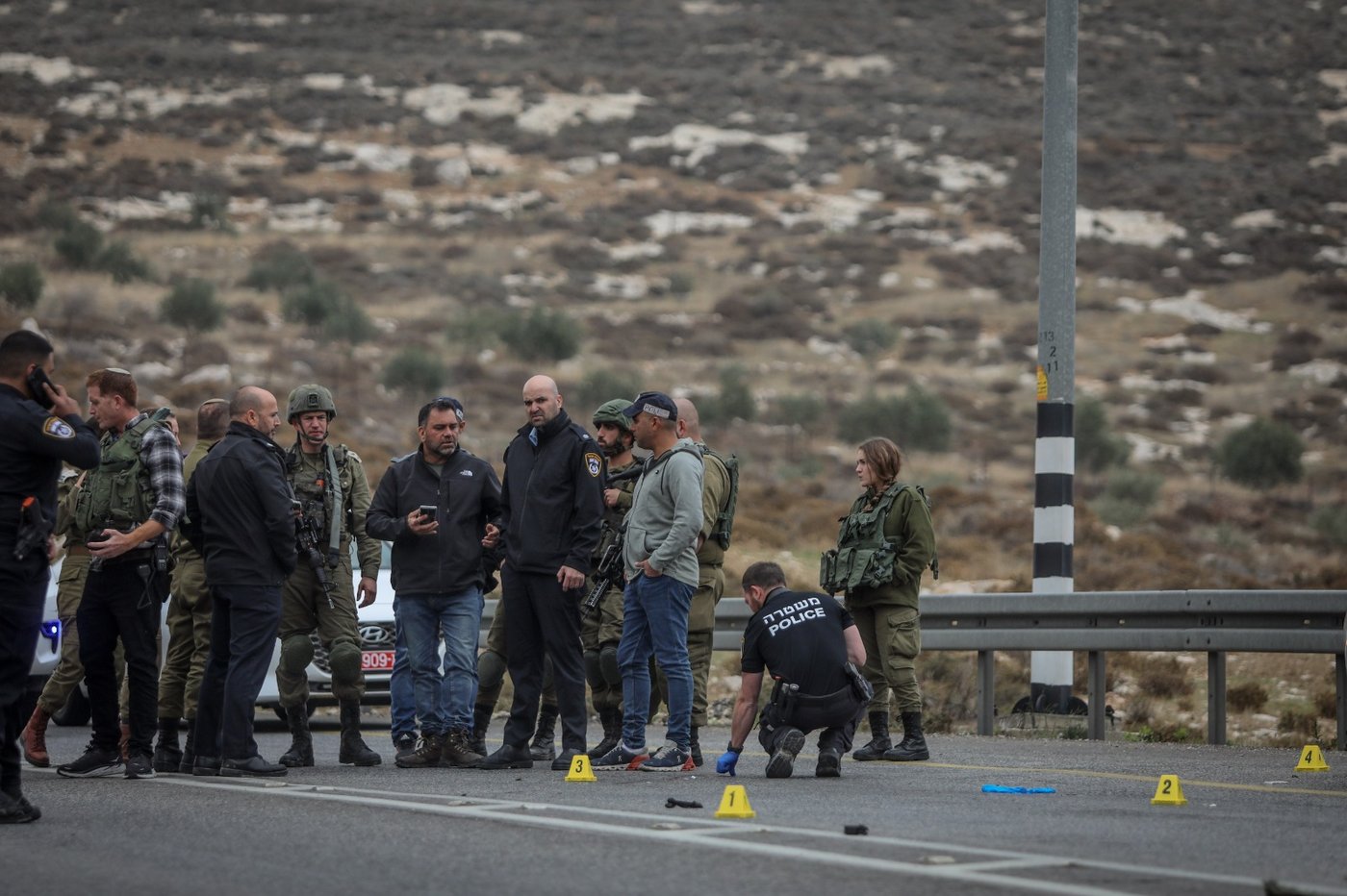 צפו בזירת חיסול המחבל מפיגוע הדריסה סמוך לכוכב יעקב