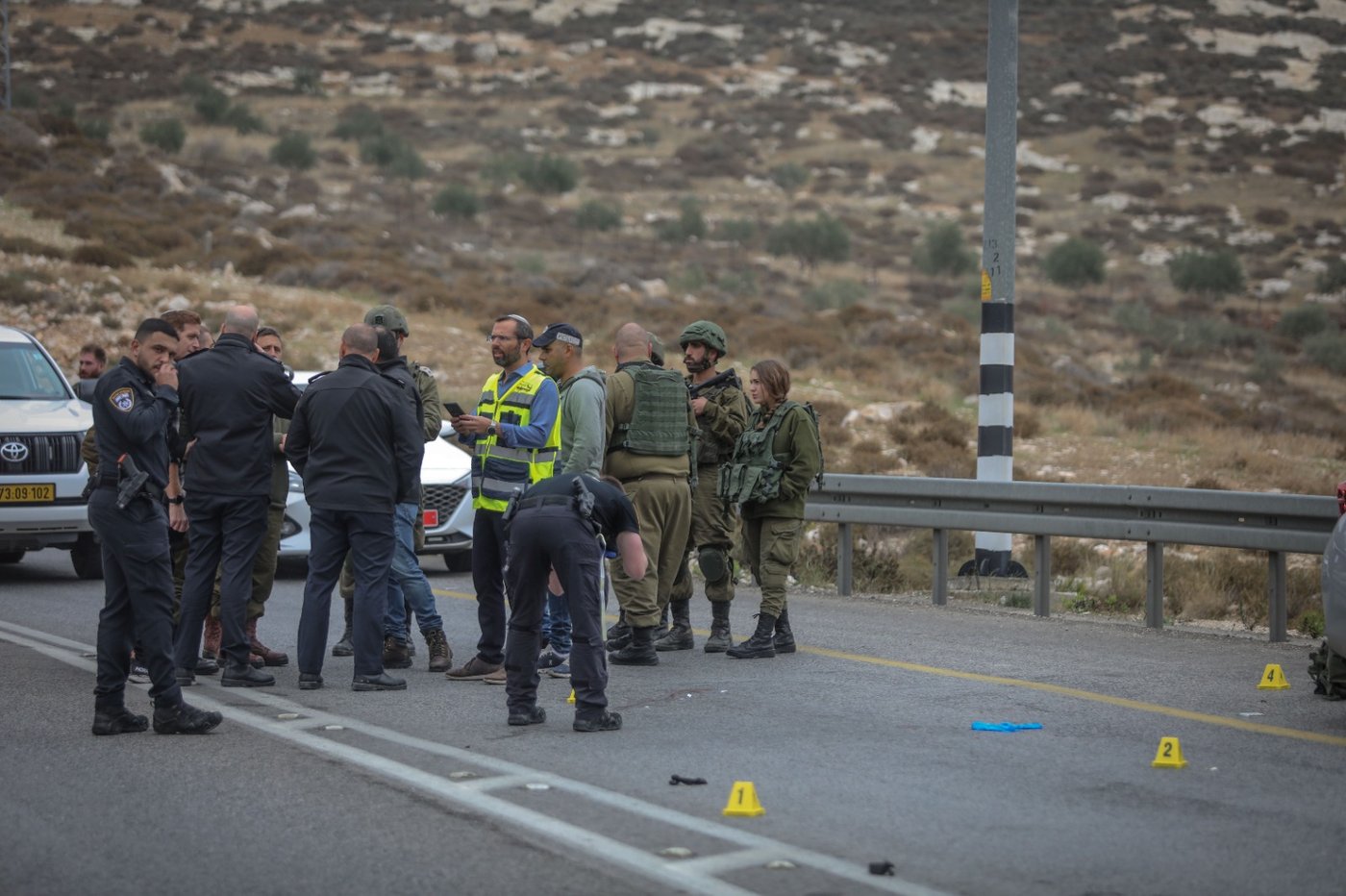 צפו בזירת חיסול המחבל מפיגוע הדריסה סמוך לכוכב יעקב