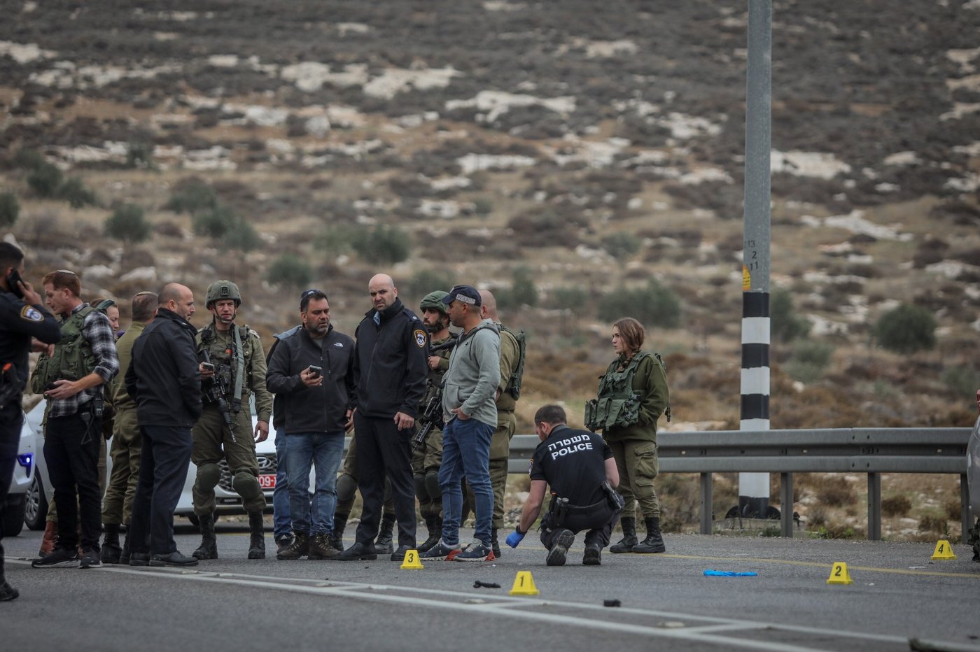 צפו בזירת חיסול המחבל מפיגוע הדריסה סמוך לכוכב יעקב