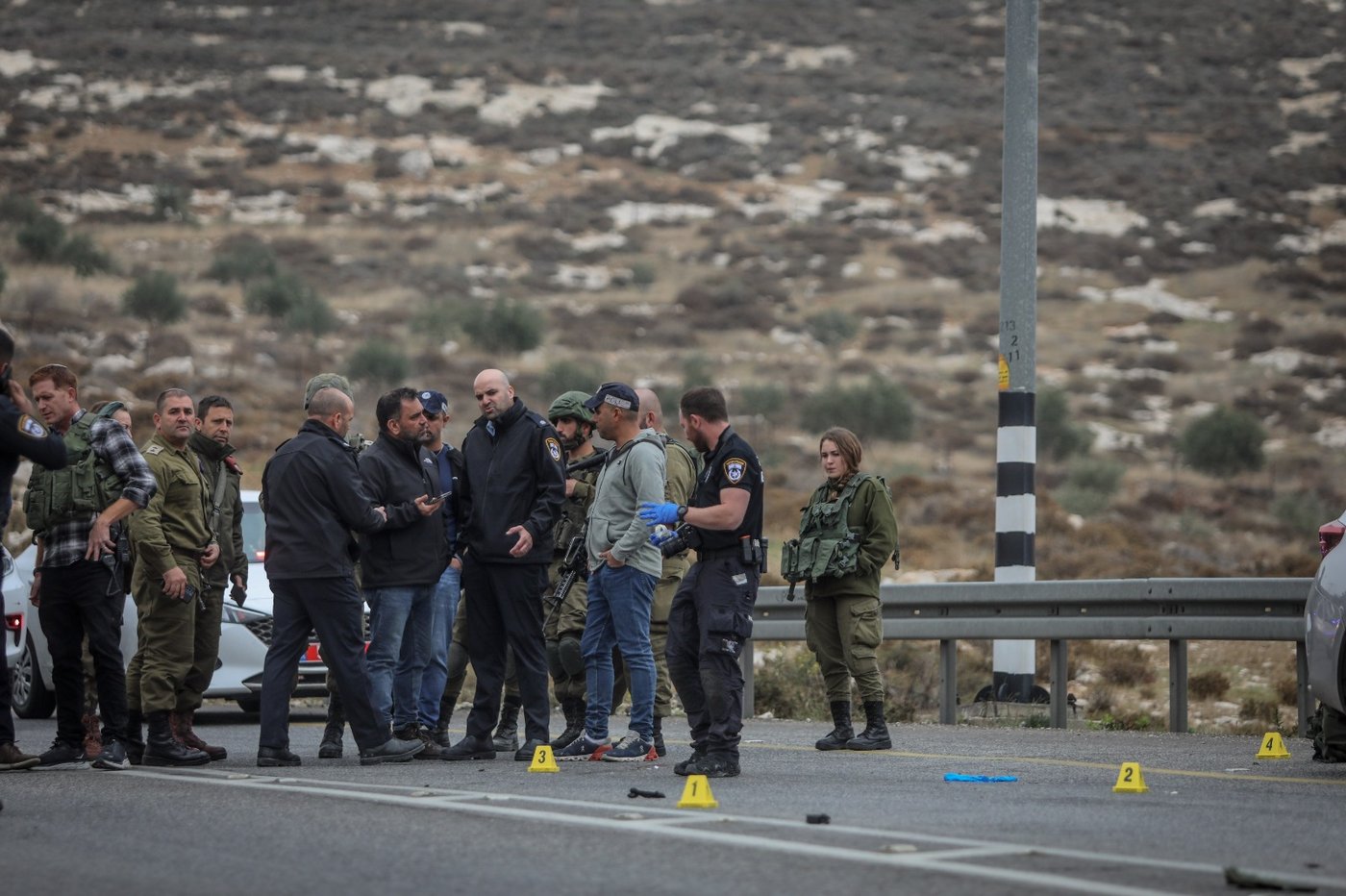 צפו בזירת חיסול המחבל מפיגוע הדריסה סמוך לכוכב יעקב