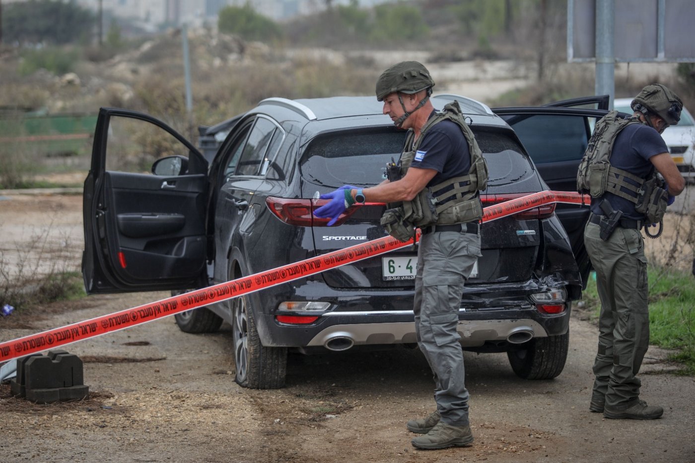 צפו בזירת חיסול המחבל מפיגוע הדריסה סמוך לכוכב יעקב