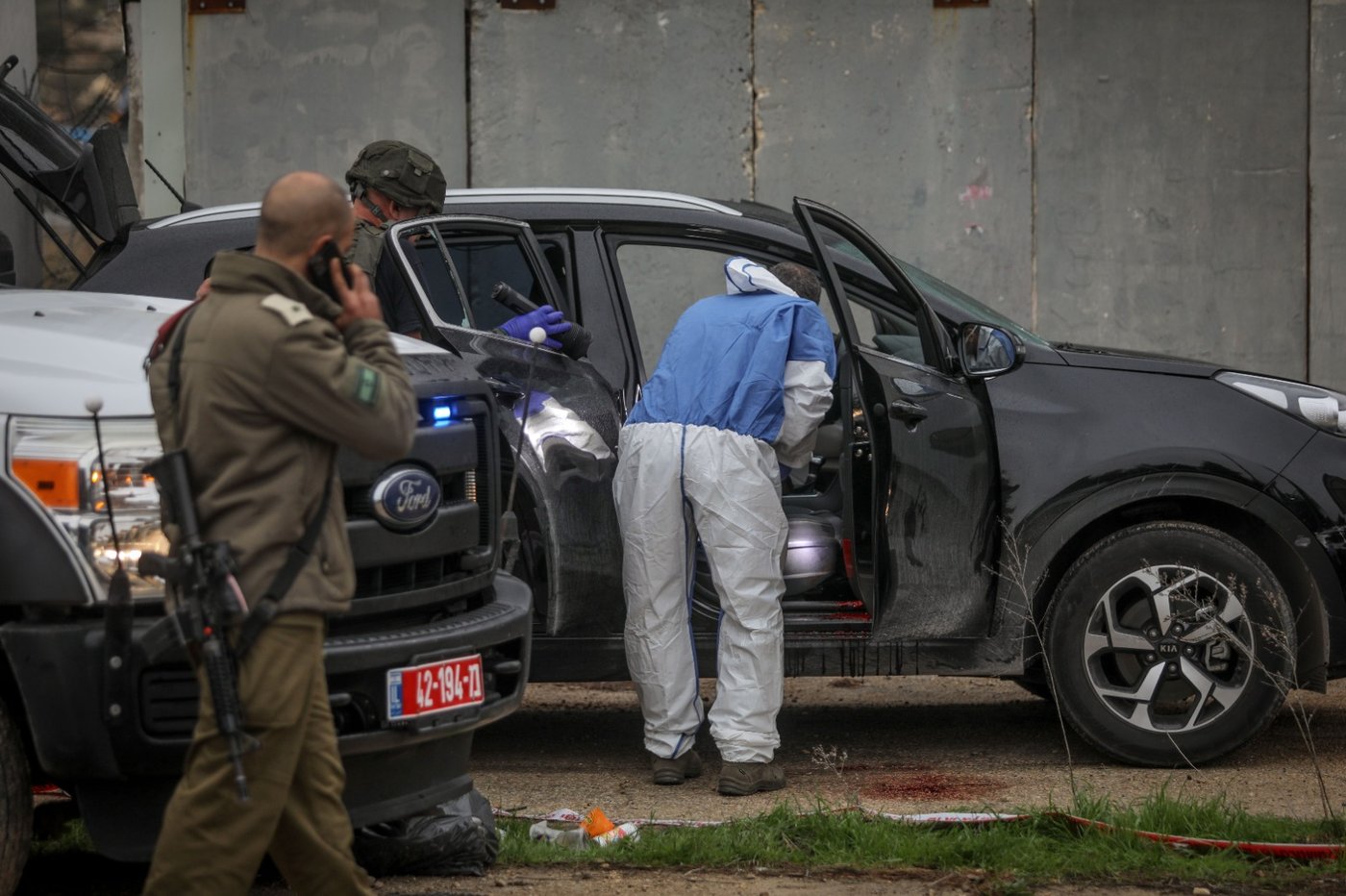 צפו בזירת חיסול המחבל מפיגוע הדריסה סמוך לכוכב יעקב