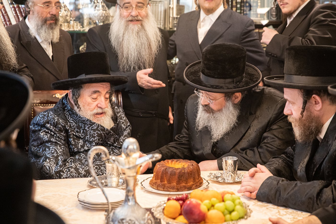 הרבי מויז'ניץ בביקור אצל האדמו"ר מזוועהיל מונסי