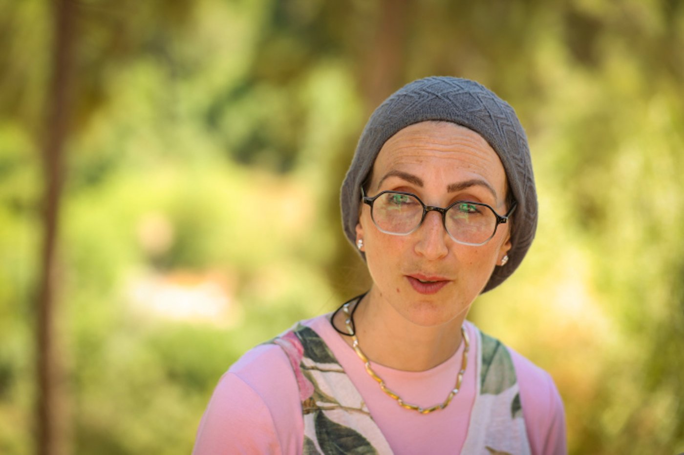 חוששת לפרוץ בבכי. גיטי קליינרמן