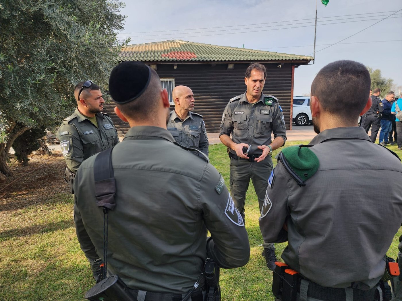 מפקד מג"ב עם הולחמים