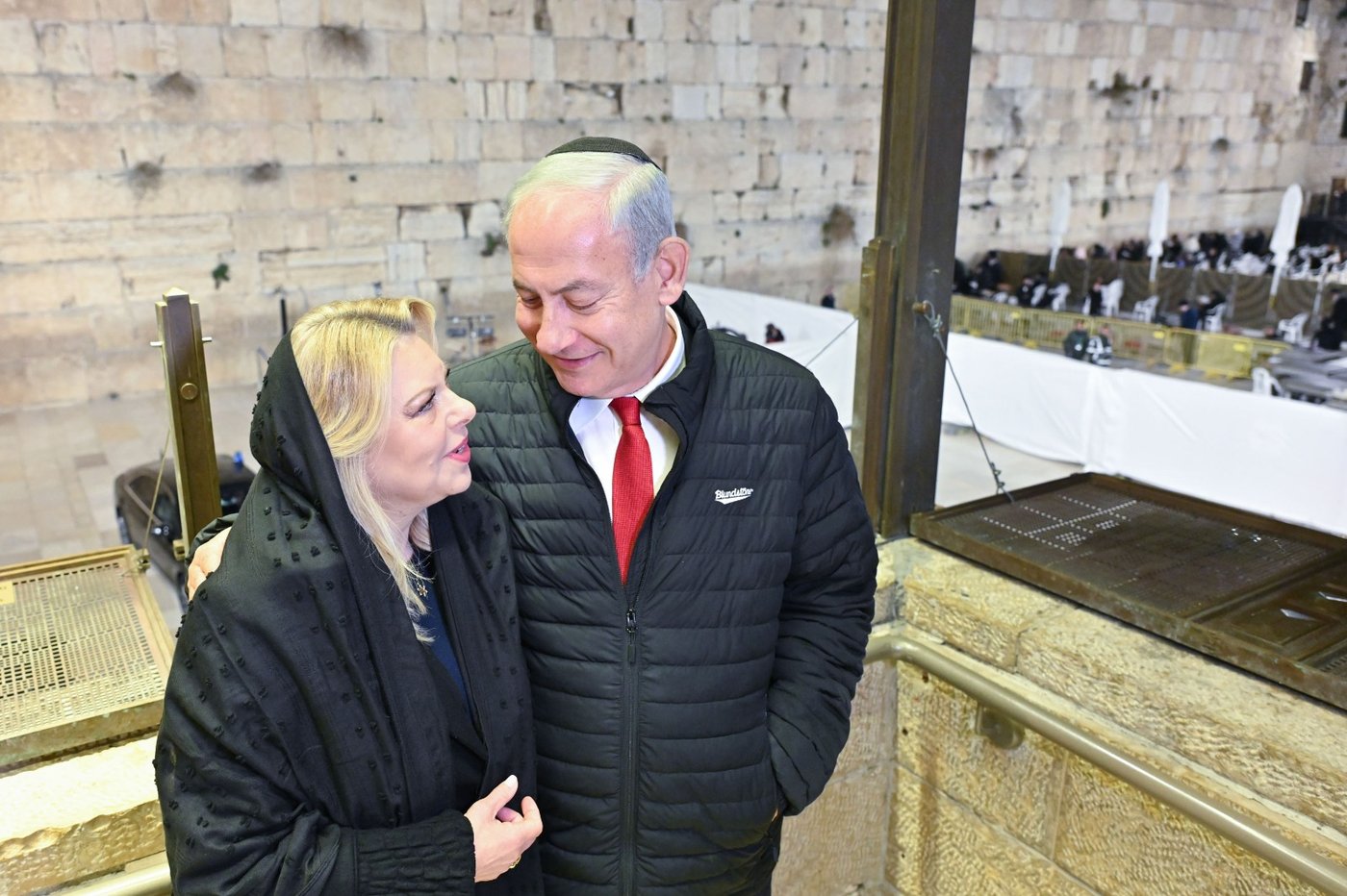 ראש הממשלה בנימין נתניהו ורעייתו ביקרו בכותל