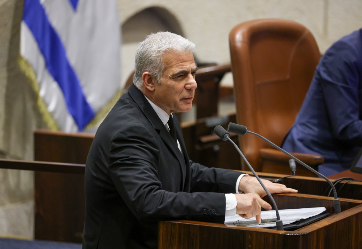 לפיד במליאה, היום