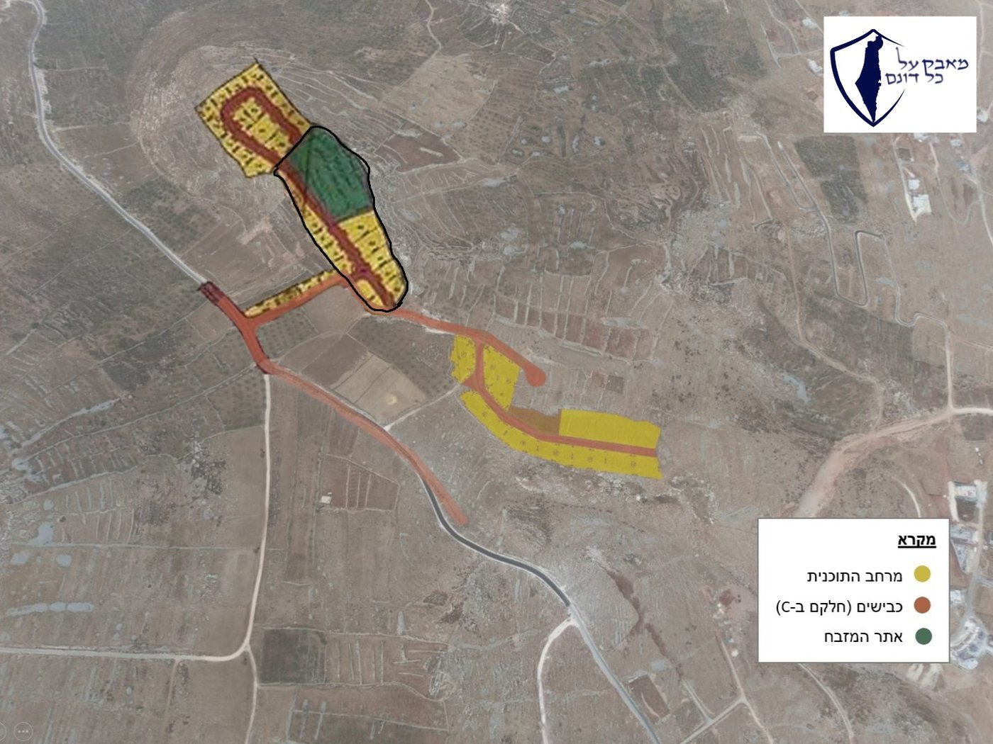 הרש"פ מתכננת: שכונה ערבית על חורבות 'מזבח יהושע'