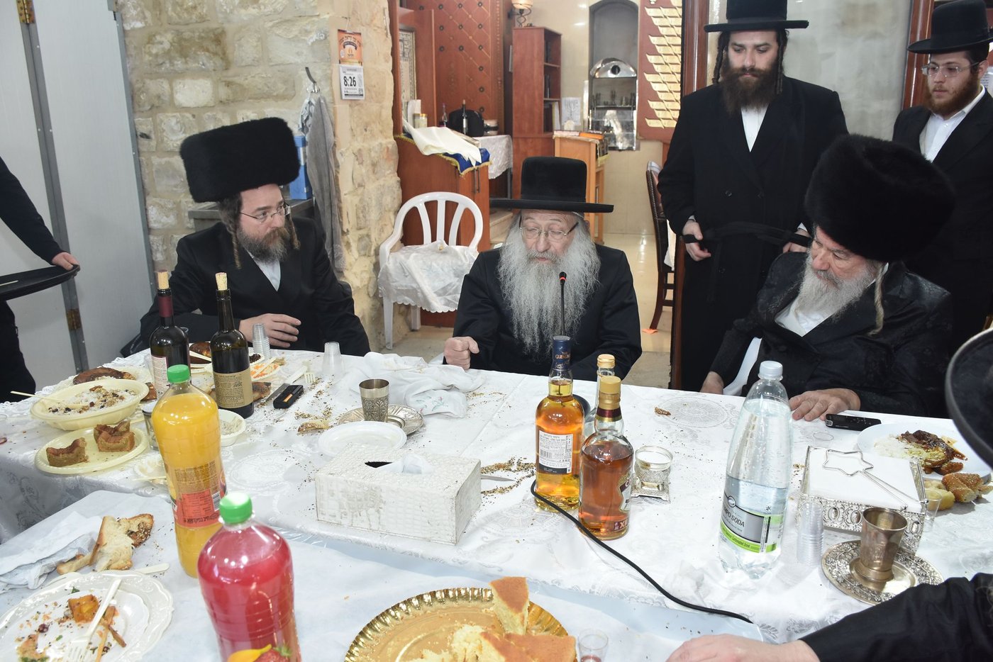 האדמו"ר מאשלג ערך ברית לנכדו בעיר צפת | תיעוד