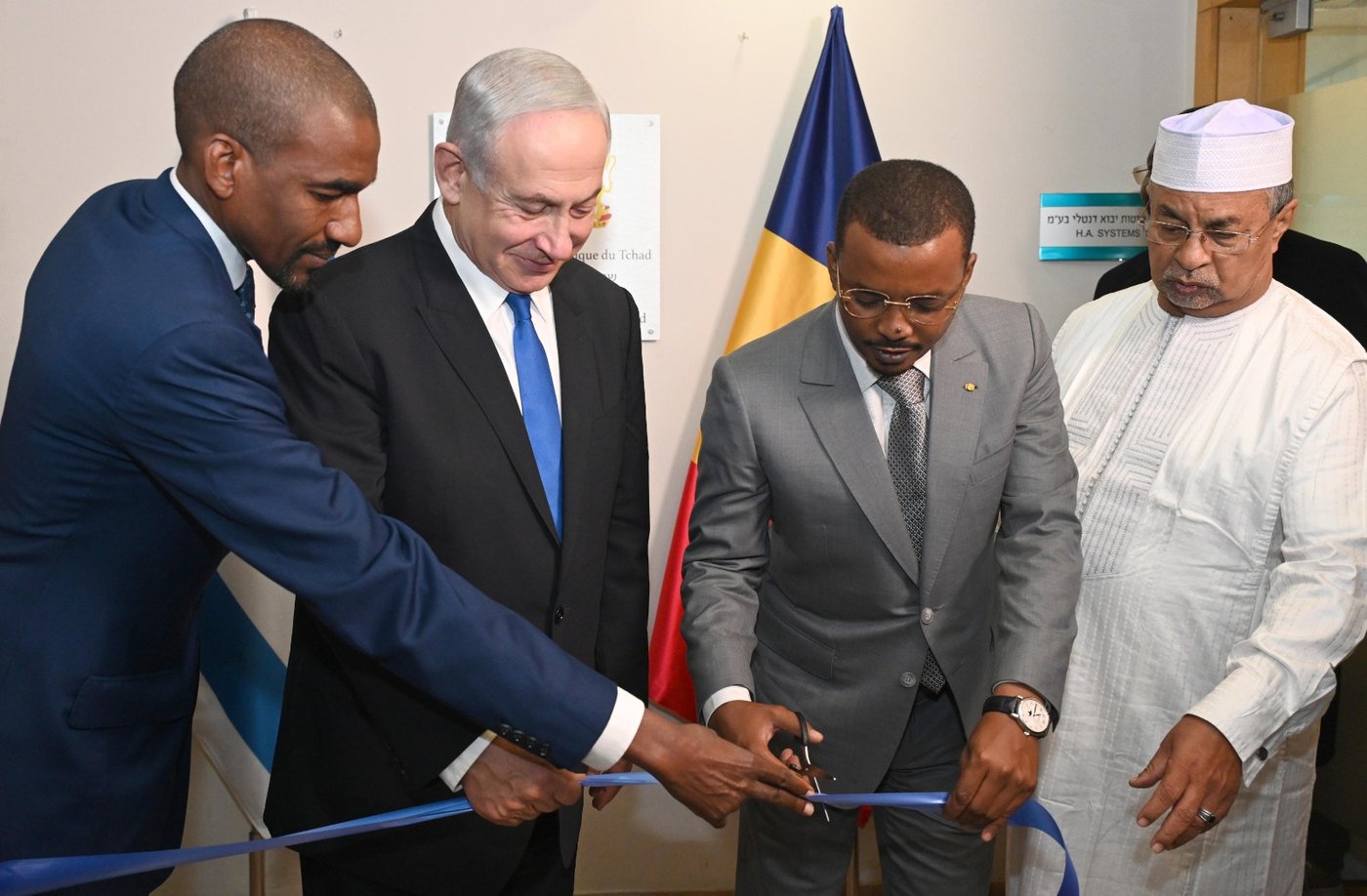 נשיא המדינה האפריקנית חנך עם נתניהו את השגרירות ברמת גן