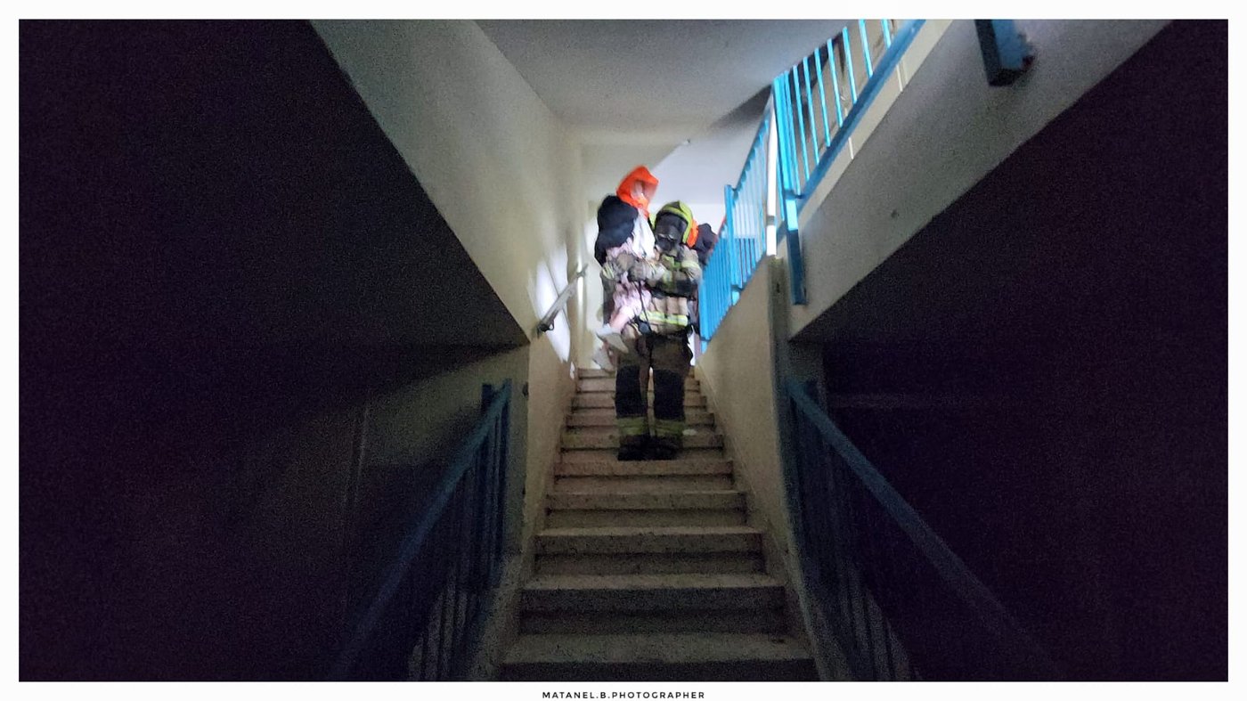 שריפה בבאר שבע: אם ובנה הפעוט חולצו במצב קשה