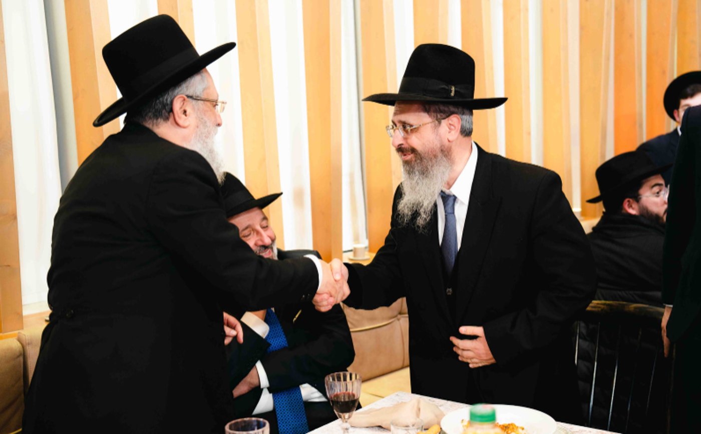 בהשתתפות רבים: בר מצווה לנכד הגר"ד יוסף והגר"י שטיינברגר