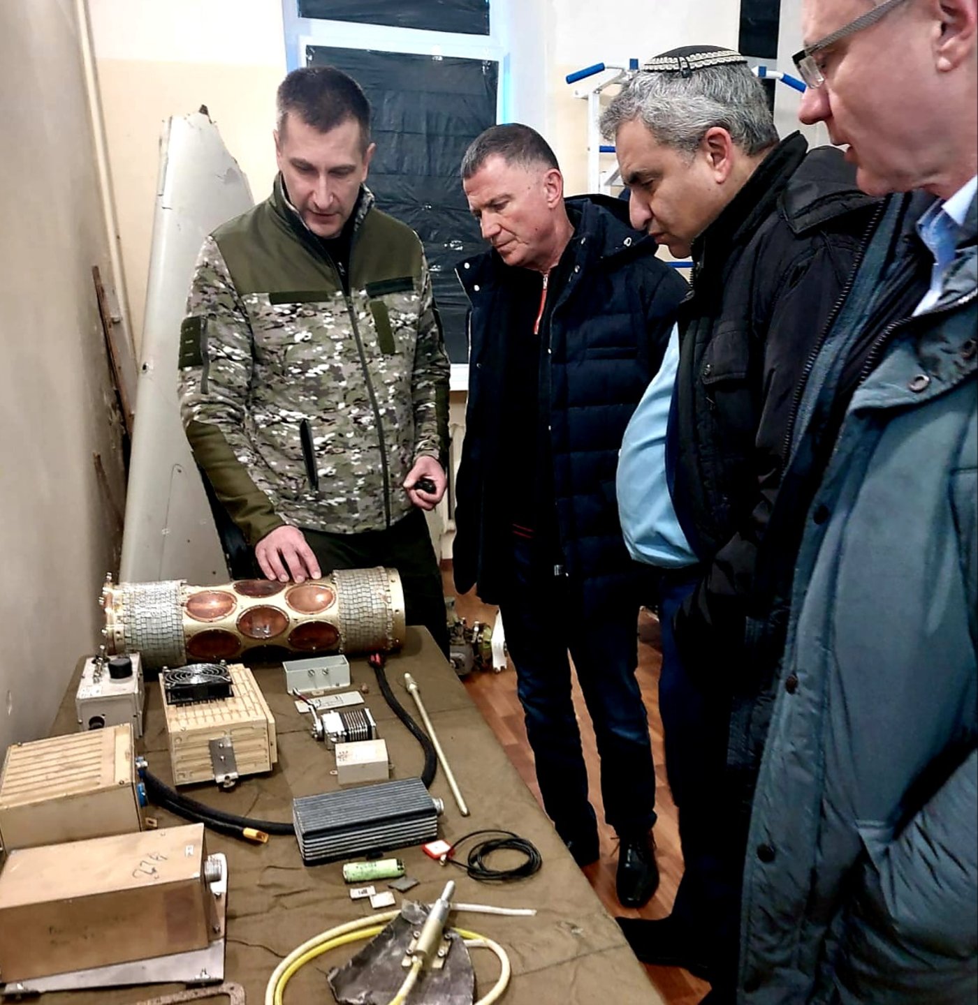יולי אדלשטיין וזאב אלקין נחשפו למל"טים האיראניים