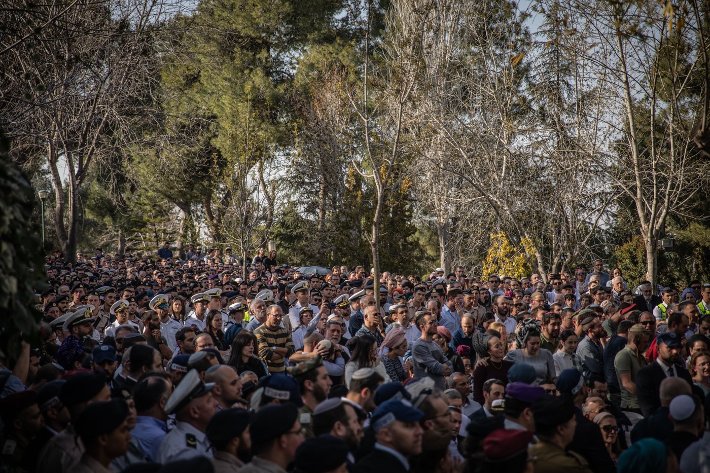 הלווית האחים יניב הי"ד: גלריה דומעת מהלווית הנרצחים