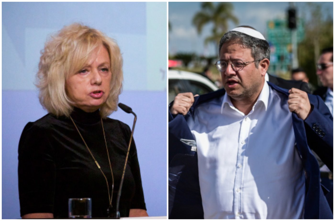 היועמ"שית: קיים חשש ממשי שבן גביר חצה את קו הגבול