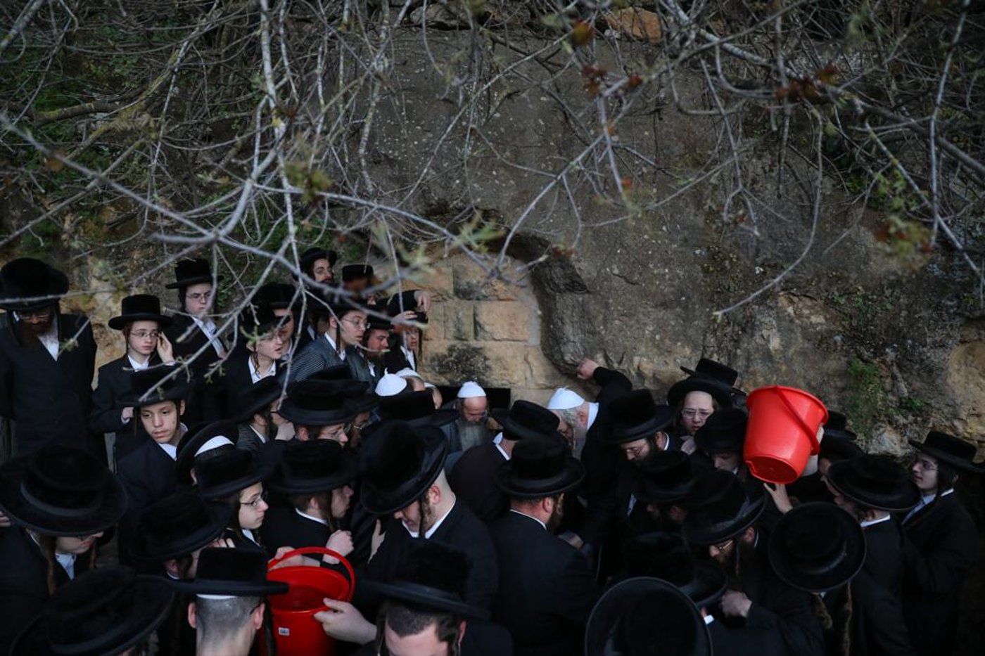האדמו"ר מתולדות אהרן בשאיבת מים שלנו | תיעוד