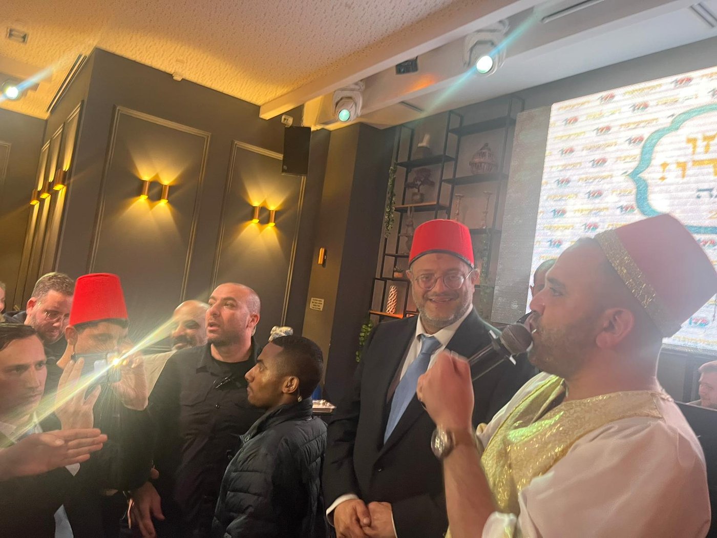 השר איתמר בן גביר חוגג מימונה