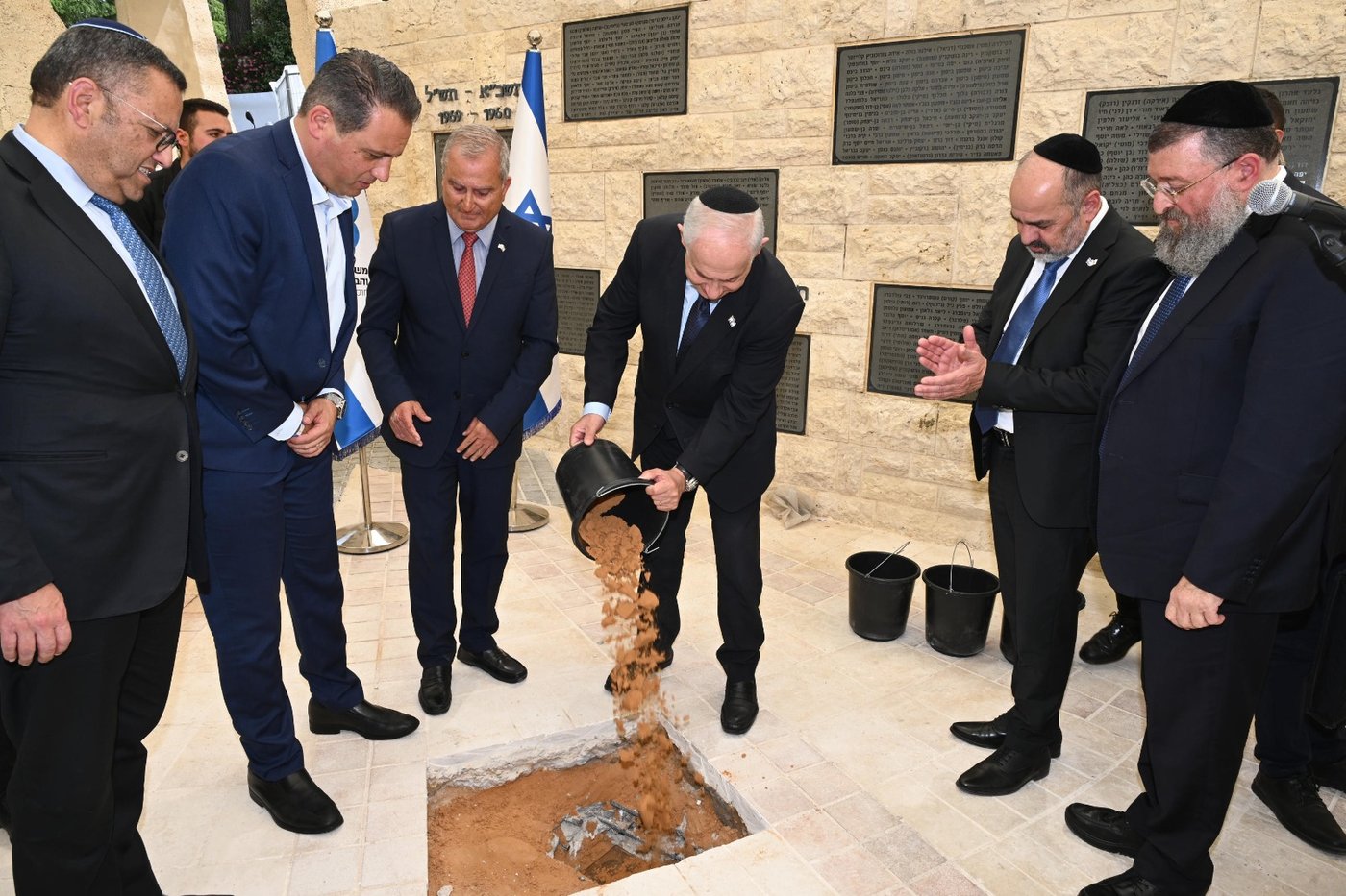 נתניהו, היום בטקס