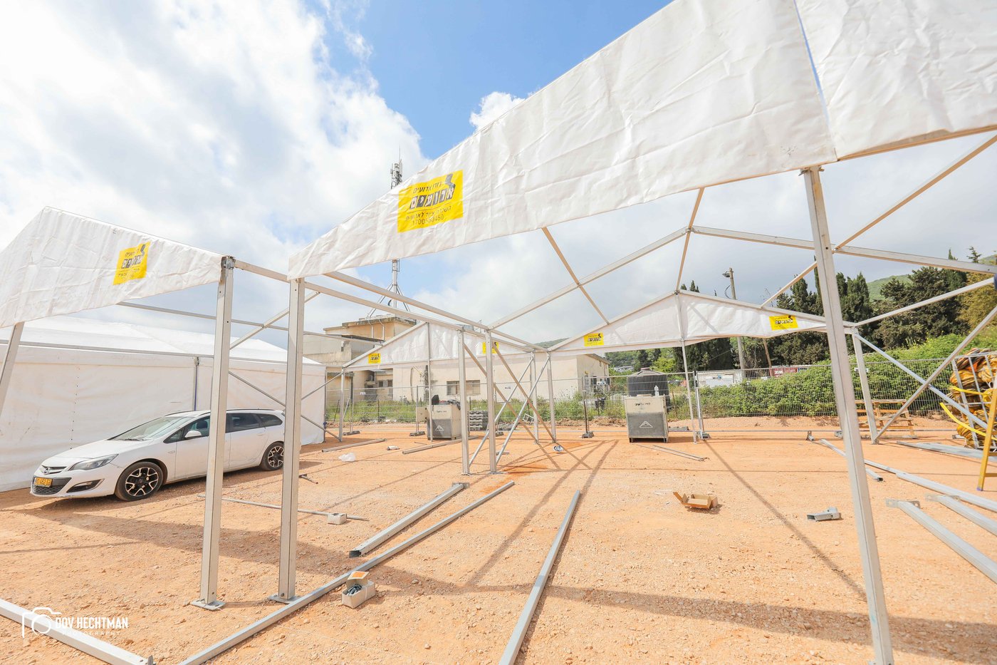 שטחי הענק, המאהלים • תיעוד מיוחד מההכנות בהר מירון