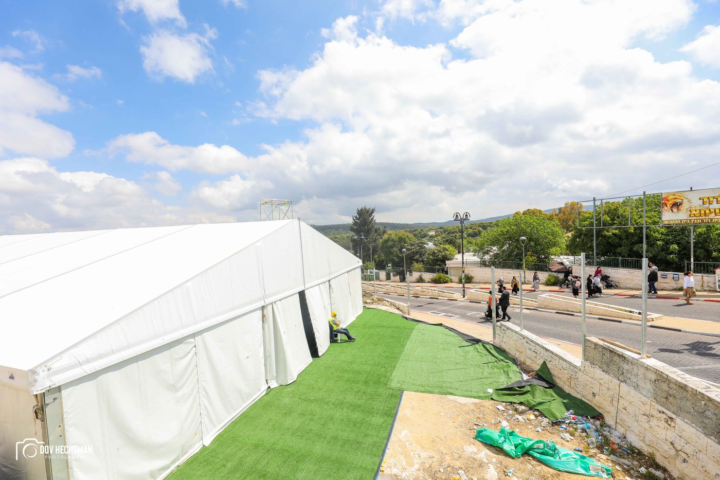 שטחי הענק, המאהלים • תיעוד מיוחד מההכנות בהר מירון