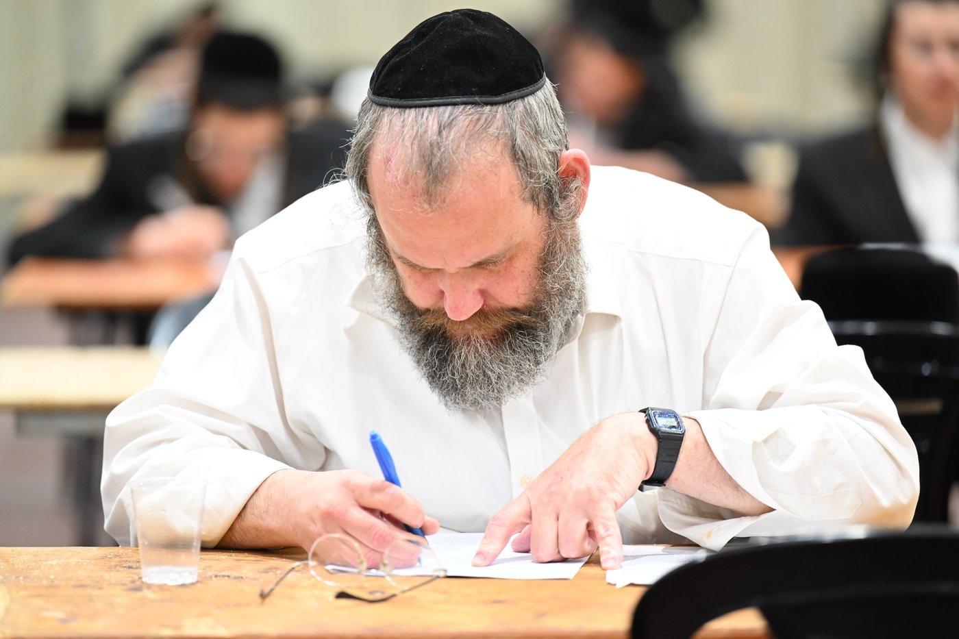 מעמד סיום הש"ס של נבחני כולל ש"ס | צפו בתיעוד