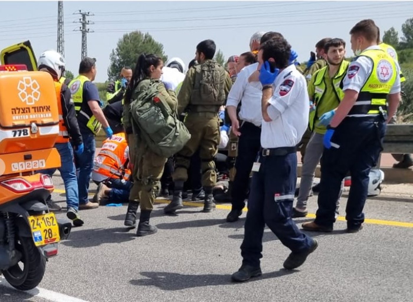 תאונה בכביש 446