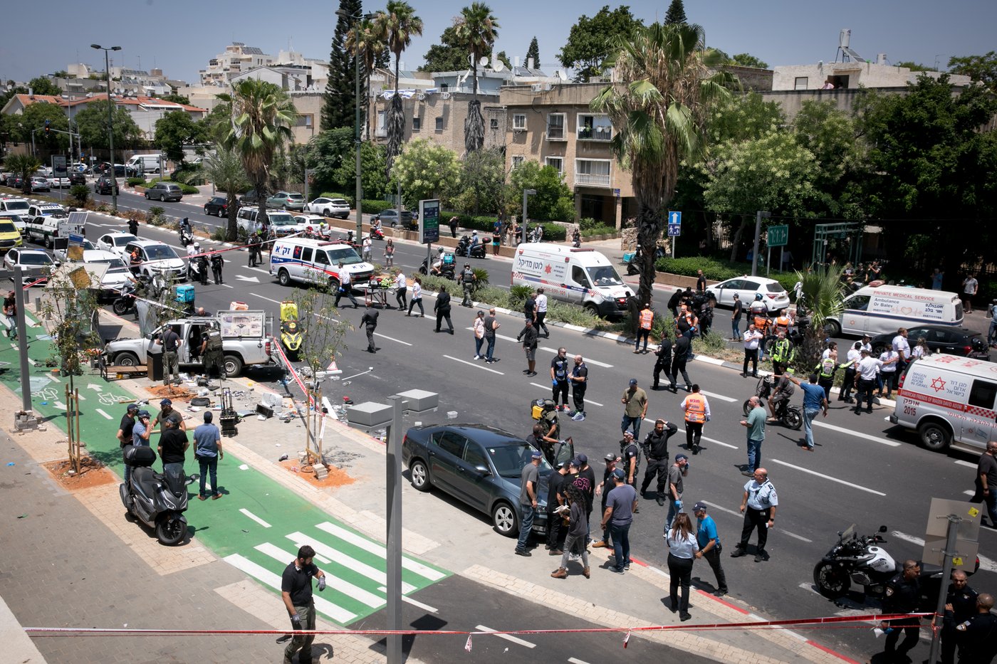זירת הפיגוע