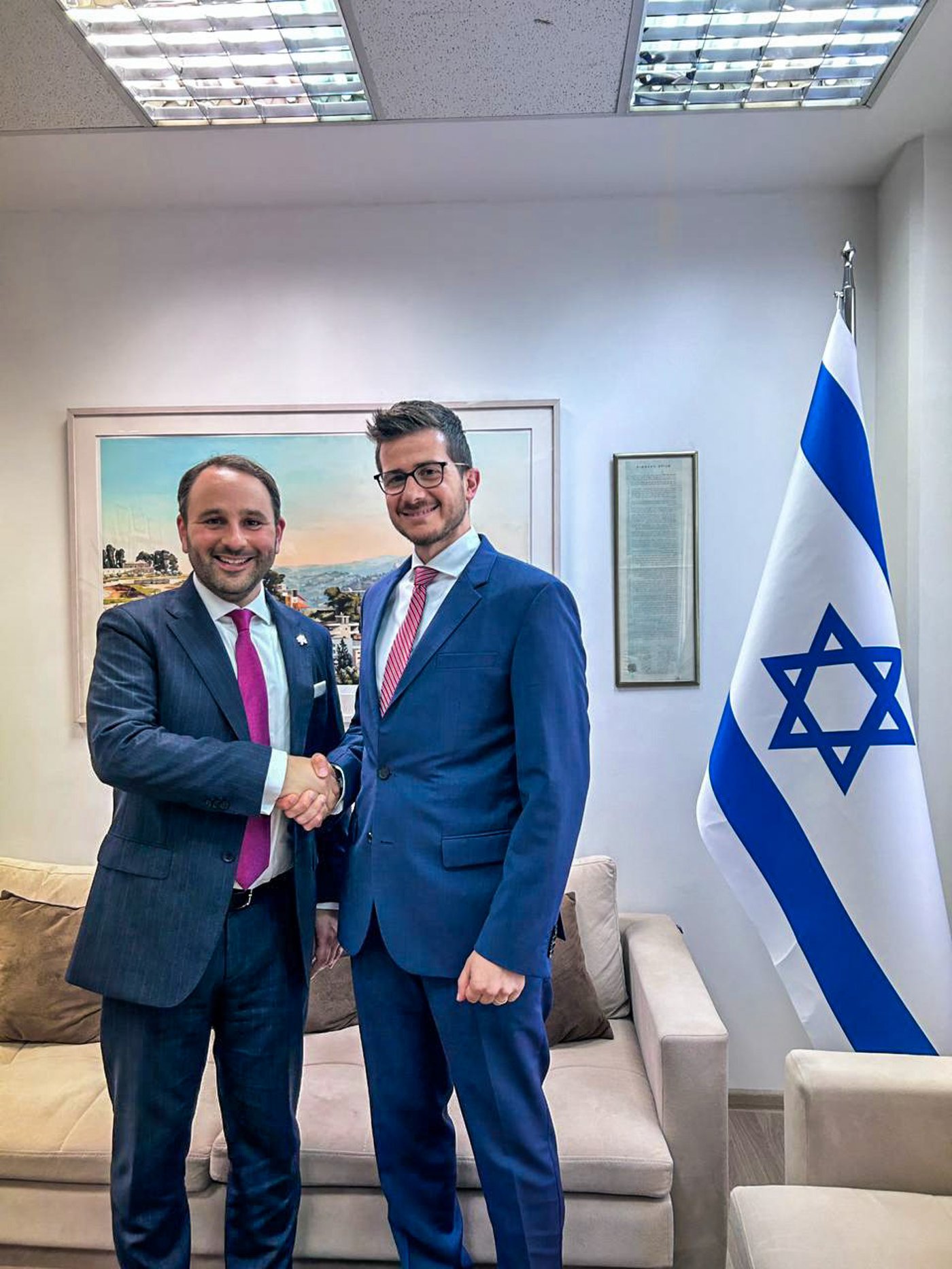 חבר הפרלמנט היהודי בבלגיה סיים ביקור רשמי באזרבייג'ן • תיעוד