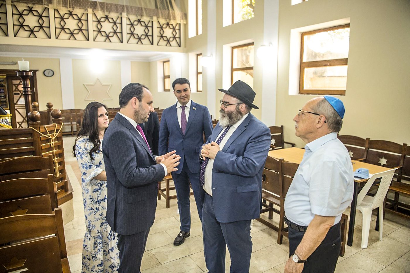 חבר הפרלמנט היהודי בבלגיה סיים ביקור רשמי באזרבייג'ן • תיעוד