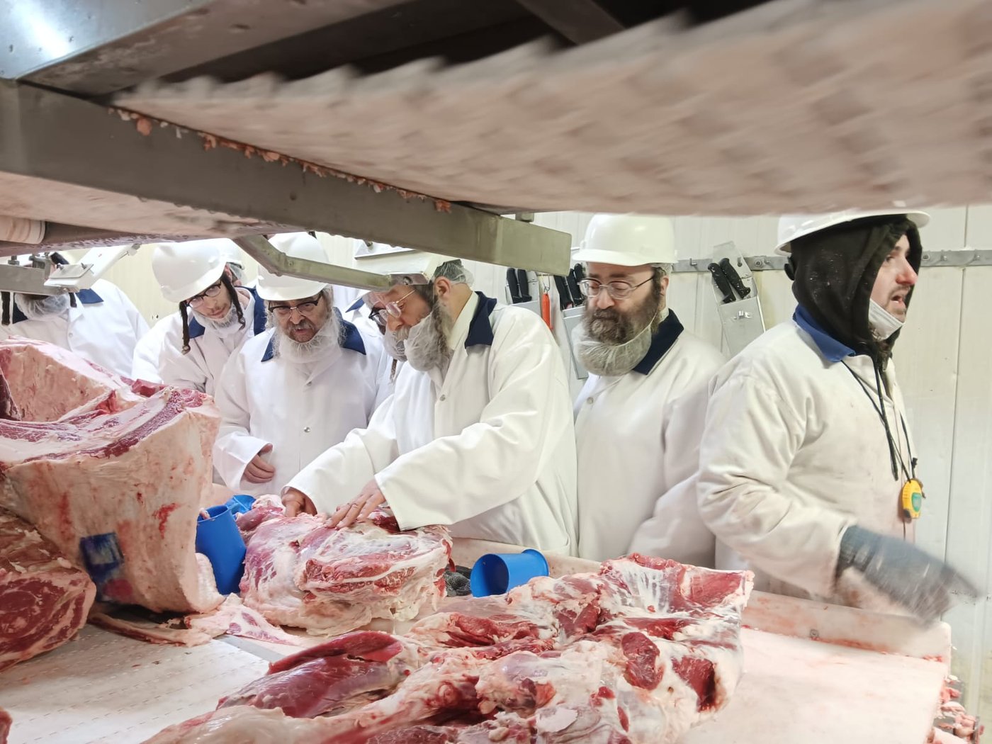 האדמו"ר מסאטמר ביקר במשחטה בפאסטוויל איווה | תיעוד