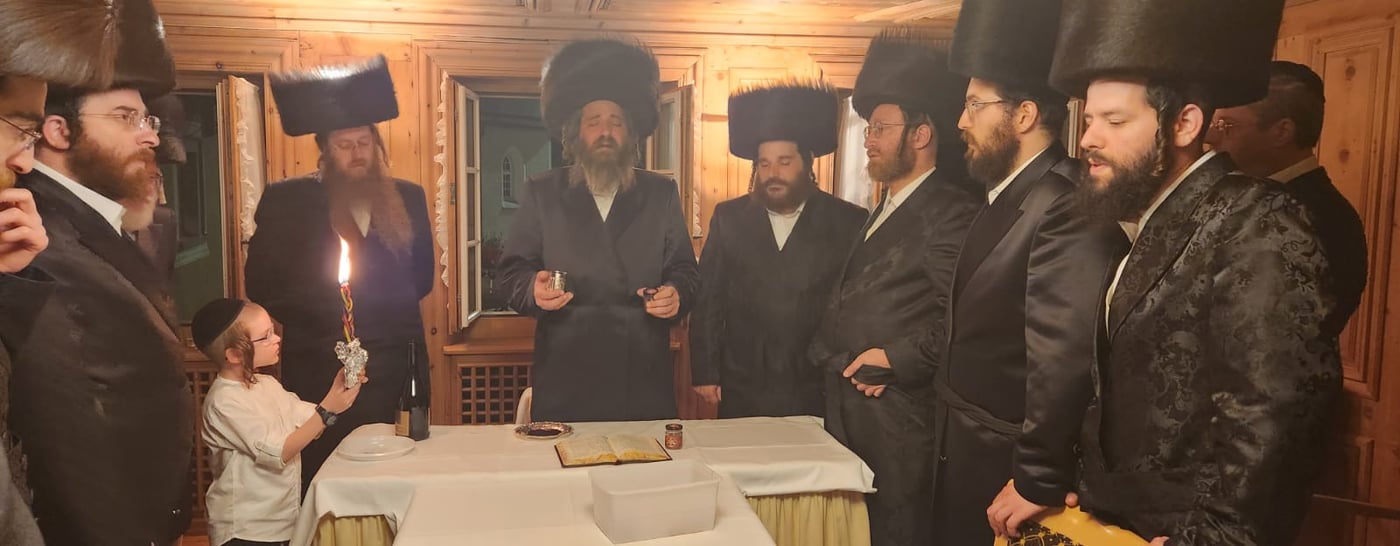 האדמו"ר מפיטסבורג נופש בדאבס בשוויץ | תיעוד