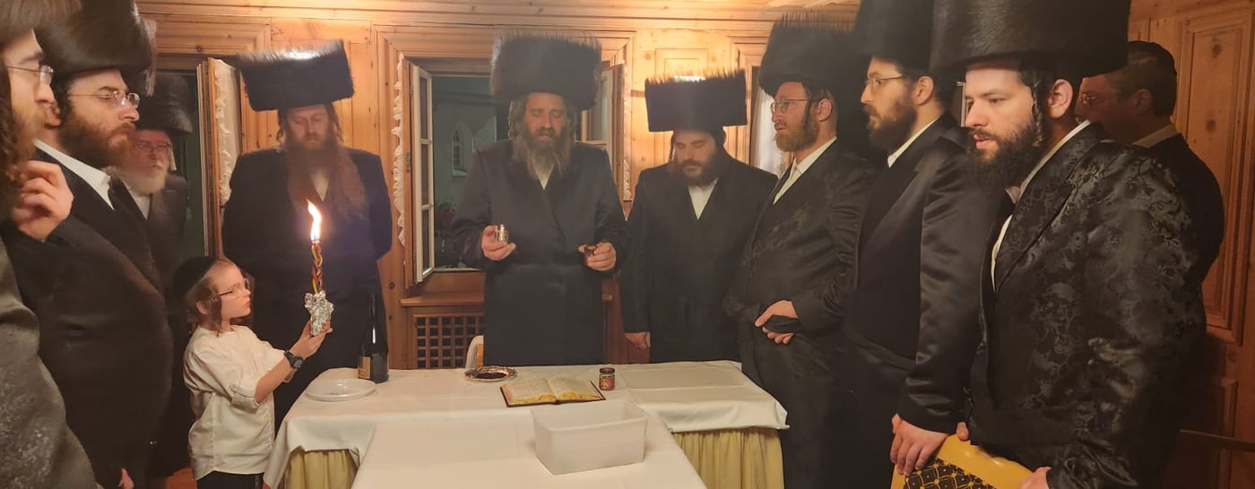 האדמו"ר מפיטסבורג נופש בדאבס בשוויץ | תיעוד