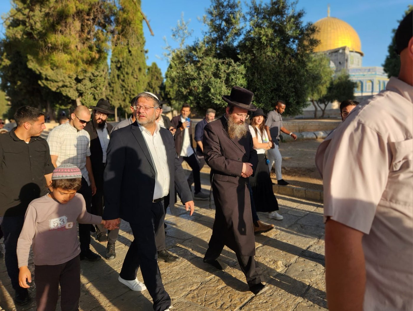 בן גביר בהר הבית, הבוקר