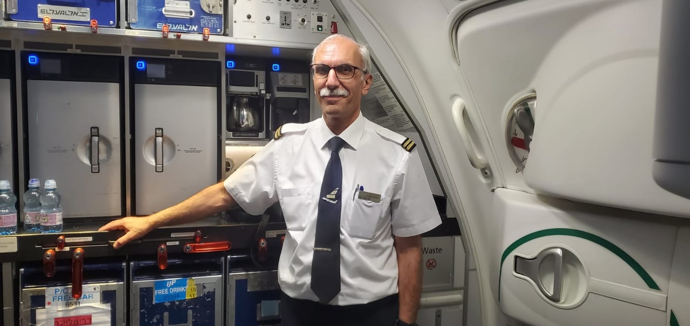 "במקום שאין איש" גם בגבהים. כהן במטוס