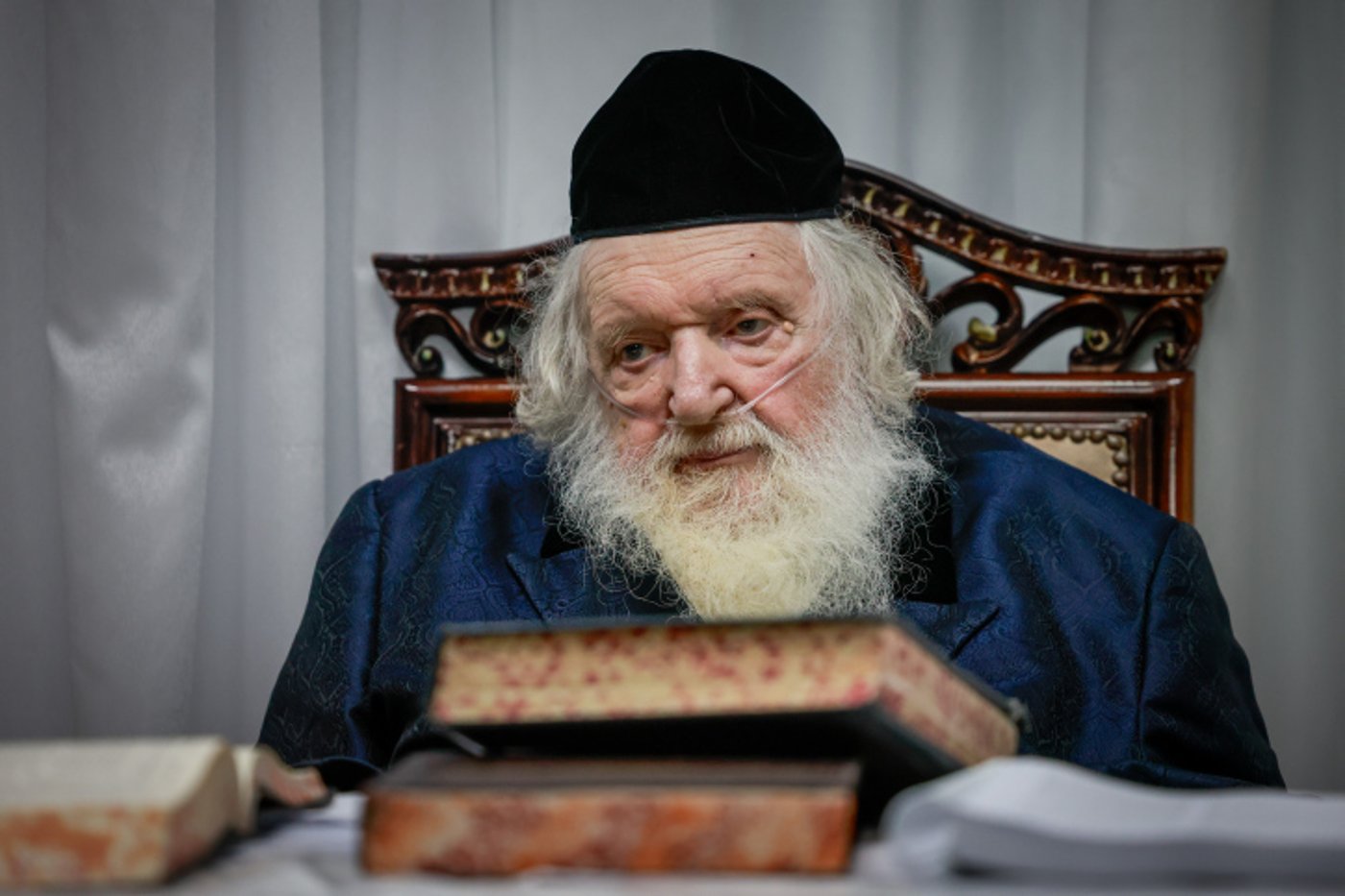 ביום אחד: ברית והנחת תפילה לבני נכדו של הגר"מ שטרנבוך