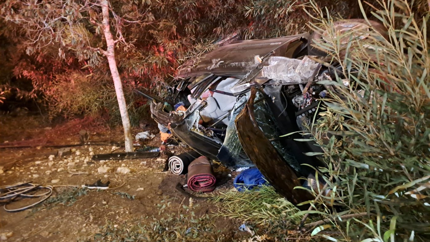 נהג רכב התהפך עם רכבו לצמחייה בצד הכביש - ונהרג