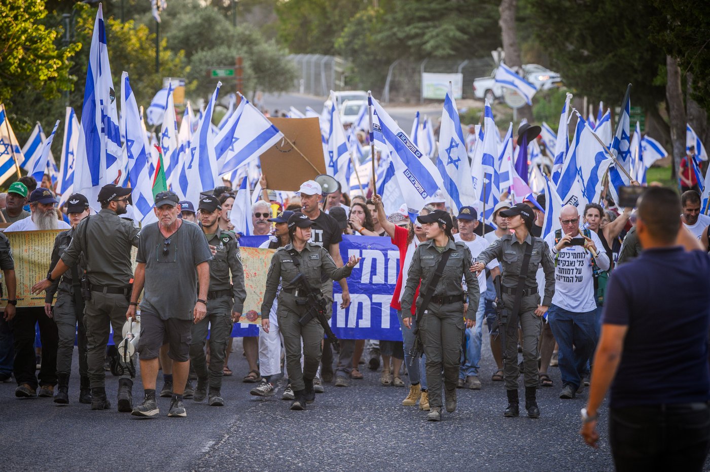 המחאה במושב נווה אטי"ב, היום