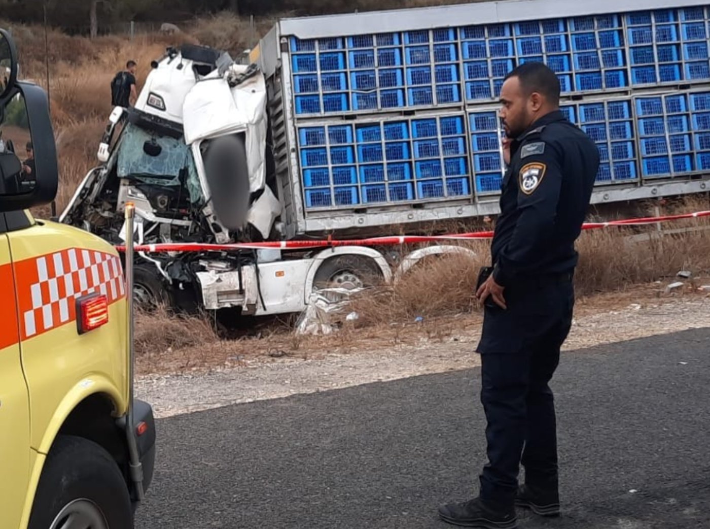 זירת התאונה, הבוקר