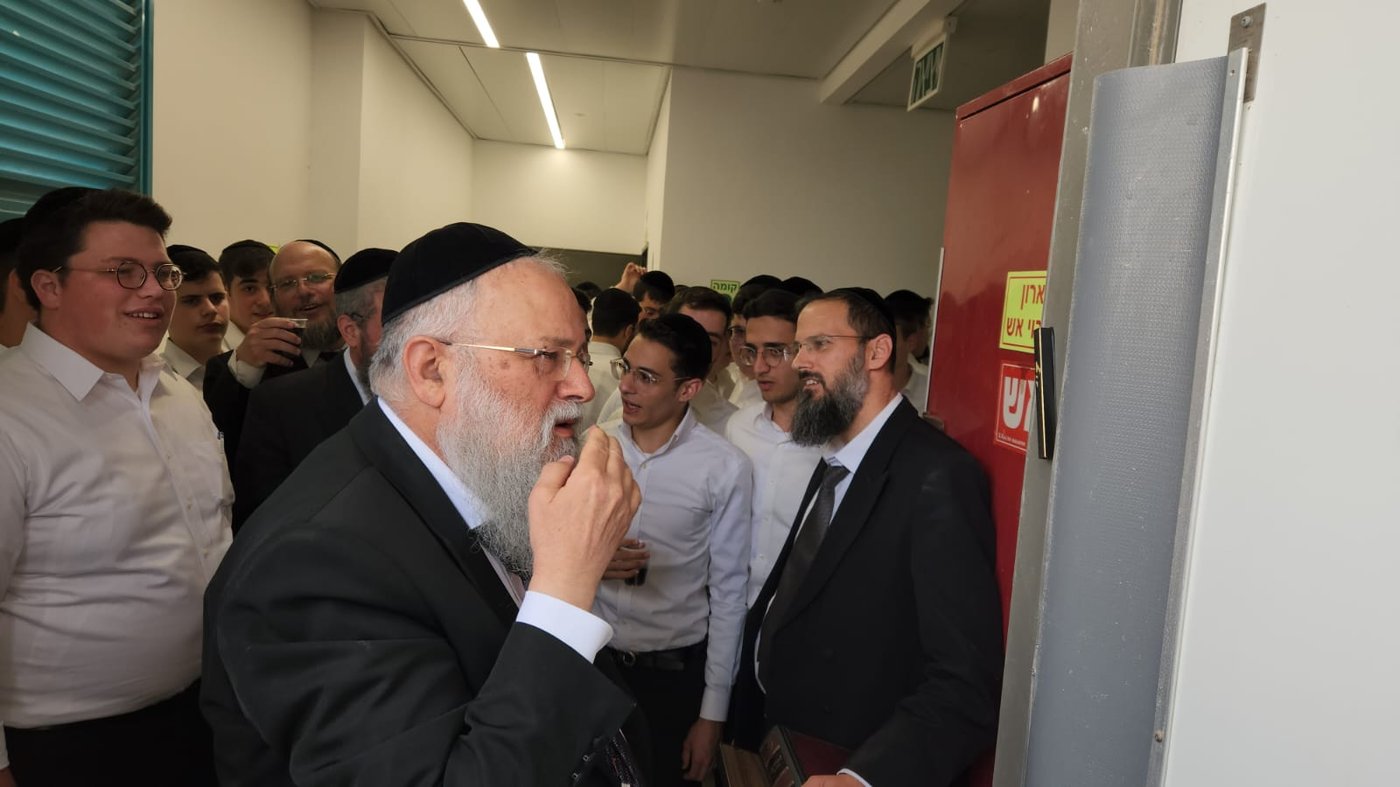 בישיבת באר התורה חגגו חנוכת הבית למבנה החדש • ש"א ייכנסו ראשונים
