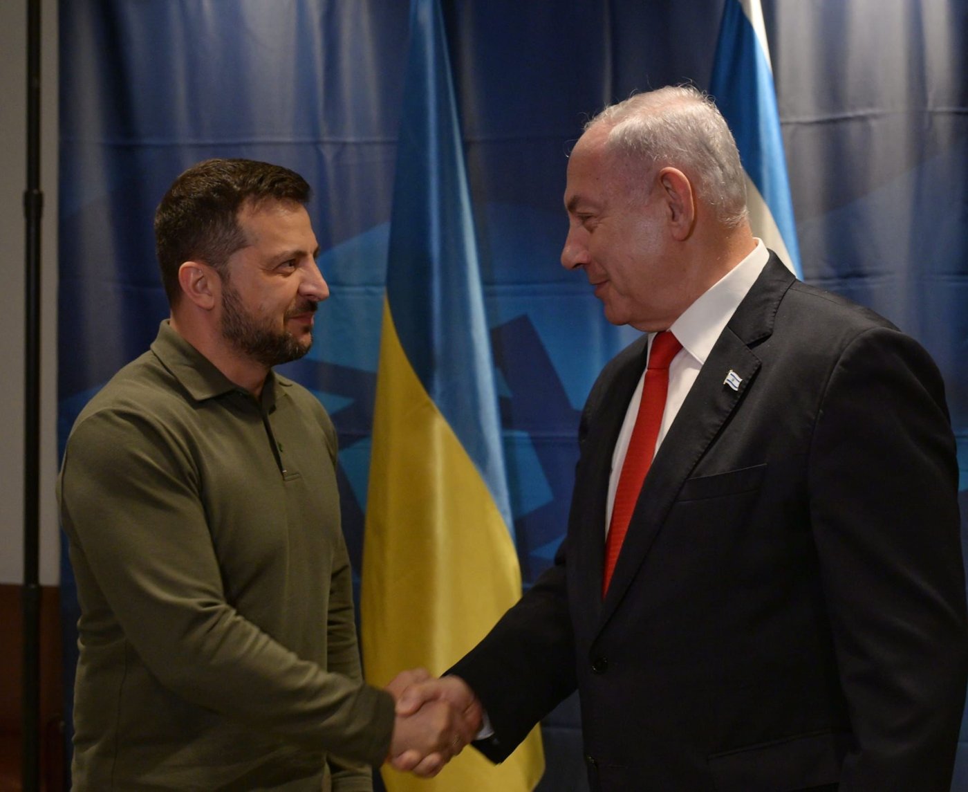 תיעוד: ראש הממשלה נתניהו נועד עם נשיא אוקראינה זלנסקי