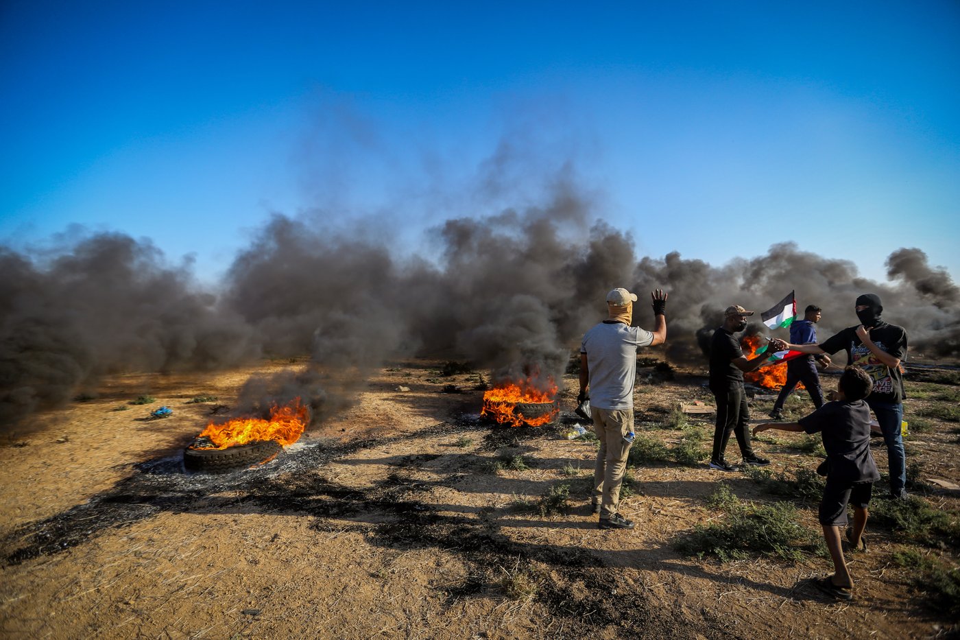 ההתפרעויות על הגדר, היום