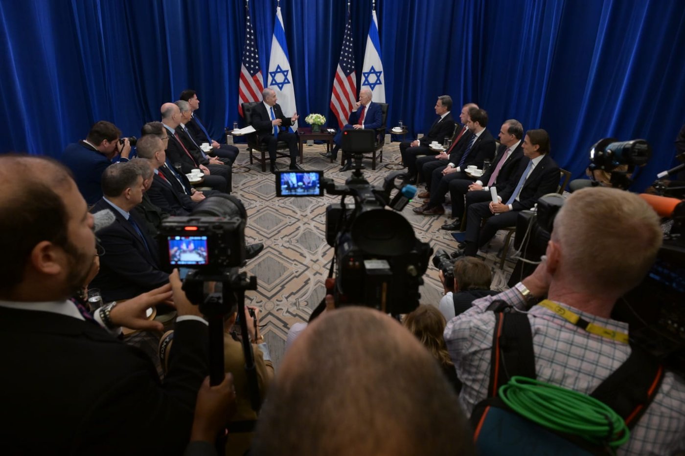 ביידן התלוצץ עם נתניהו: "ביג דיל הסכם עם סעודיה, עשור אחורה היו חושבים ששתינו"