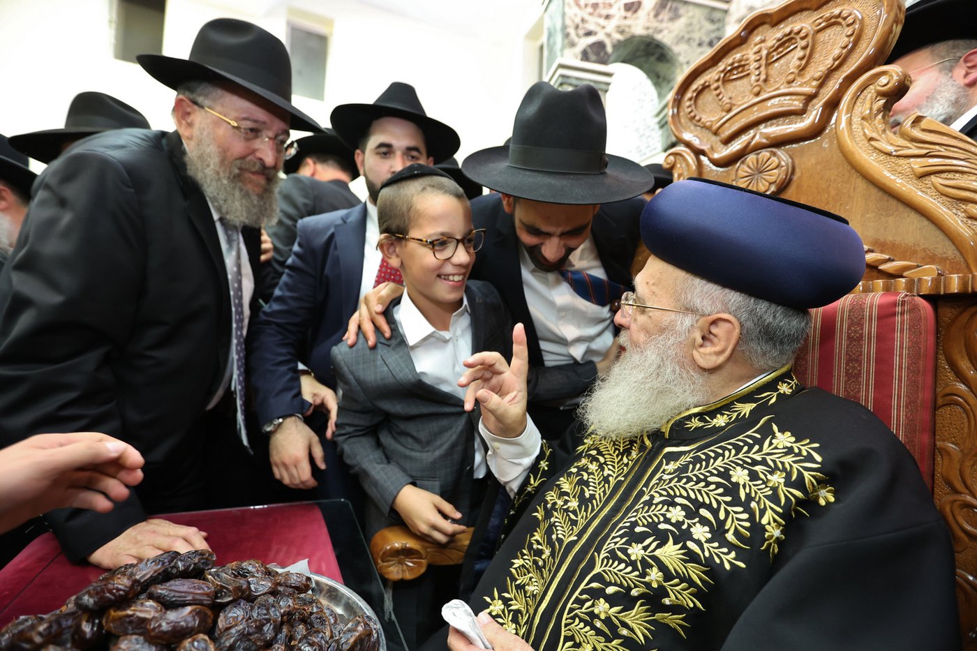 רבנים ואישי ציבור ב'הקבלת פני רבו' לראשון לציון | תיעוד
