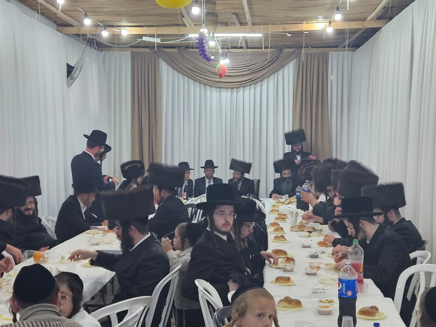 גרינברג בסעודת מצוה בחג