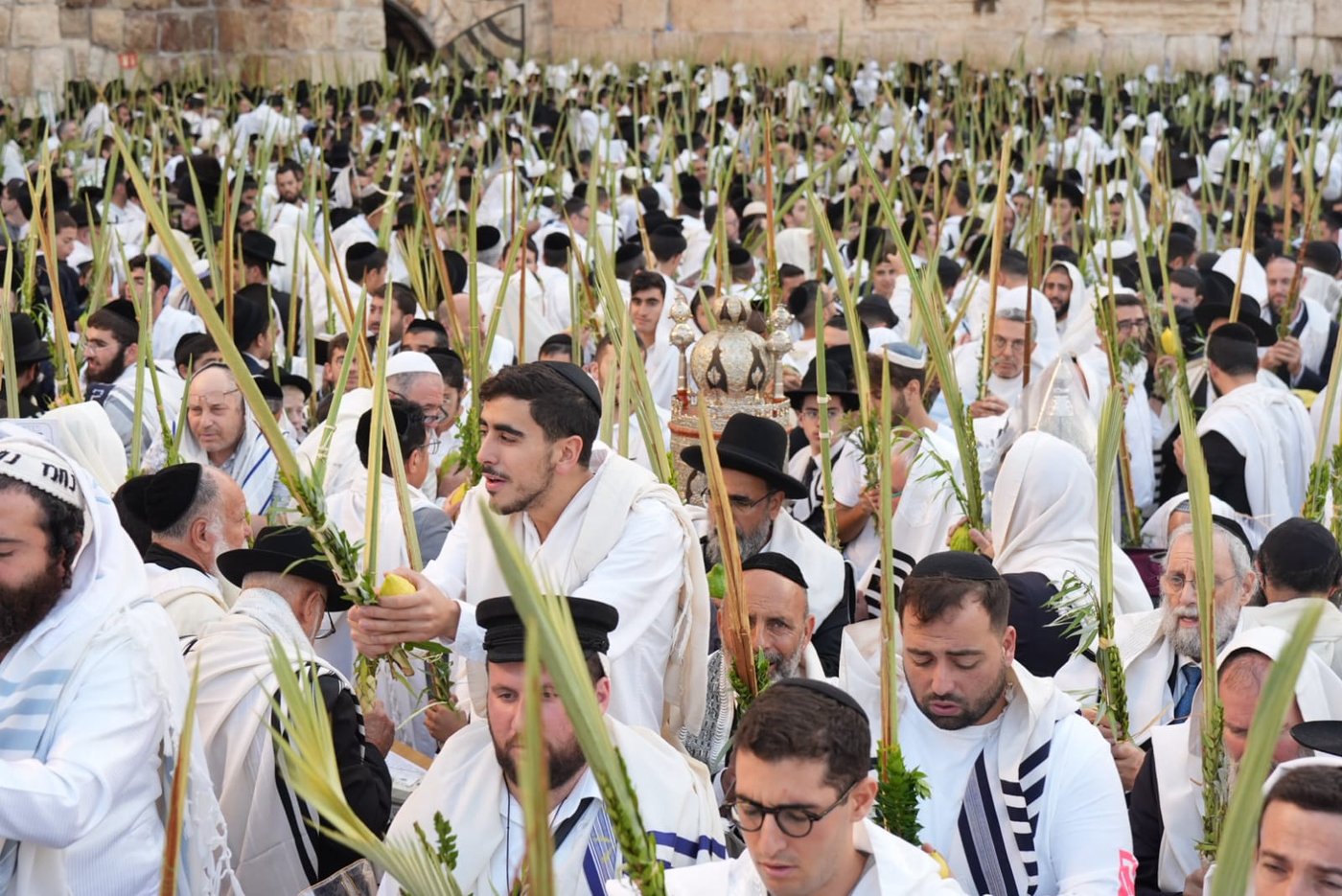 תיעוד: גלרייה אומנותית מרהיבה מהושענא רבא בכותל 