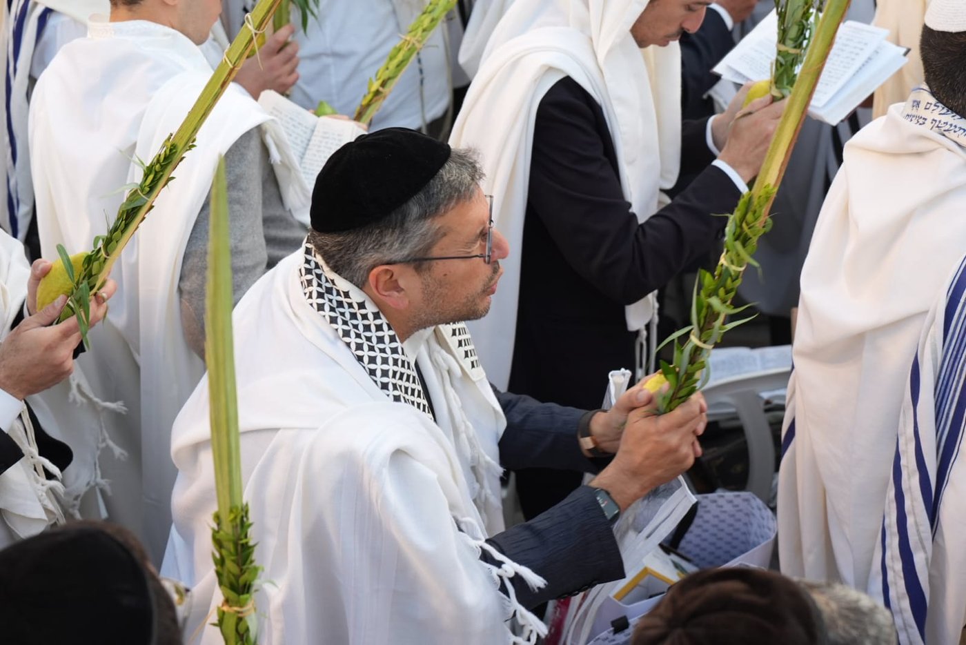 תיעוד: גלרייה אומנותית מרהיבה מהושענא רבא בכותל 